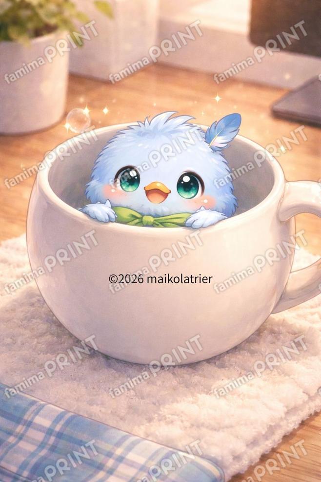 マグからこんにちはの蒼翔くん