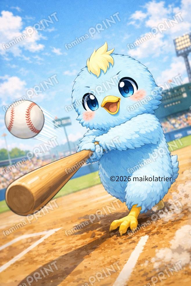 蒼翔くん、フルスイング