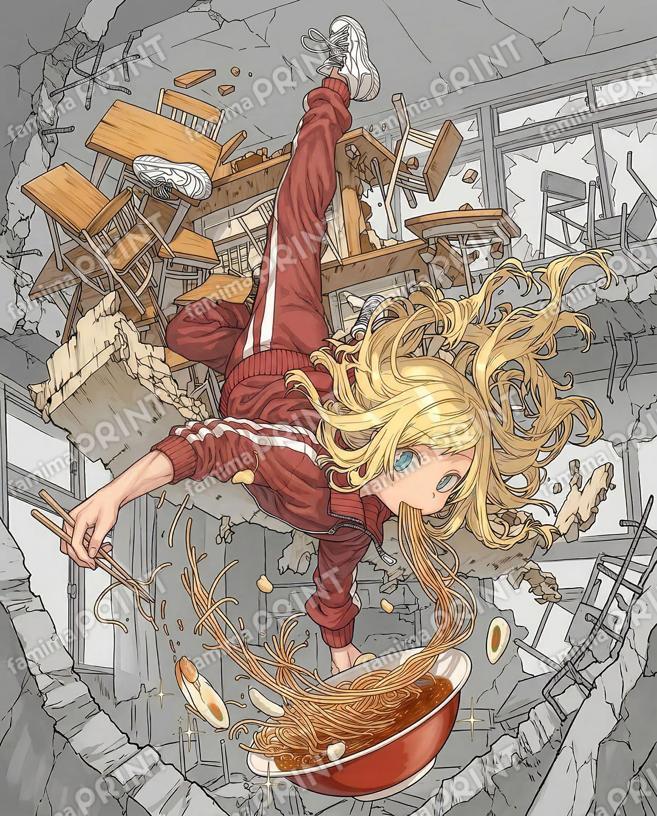 無重力でもラーメン食べたい