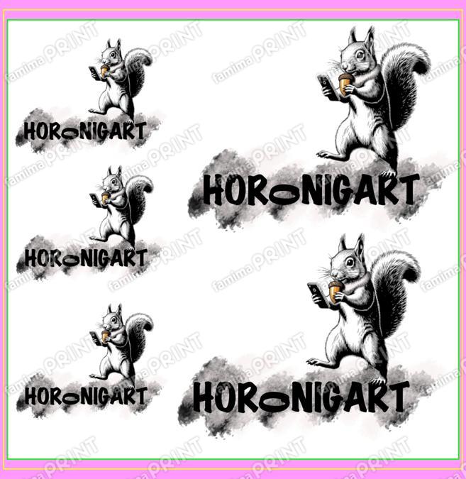 歩きスマホするリスのほろにが