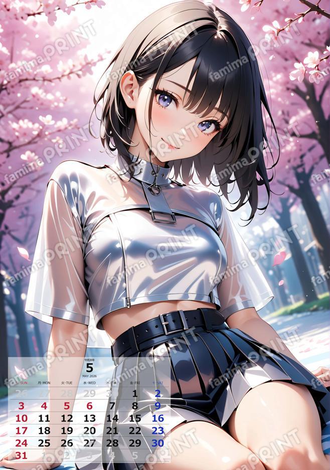 2026年5月カレンダー（A3）