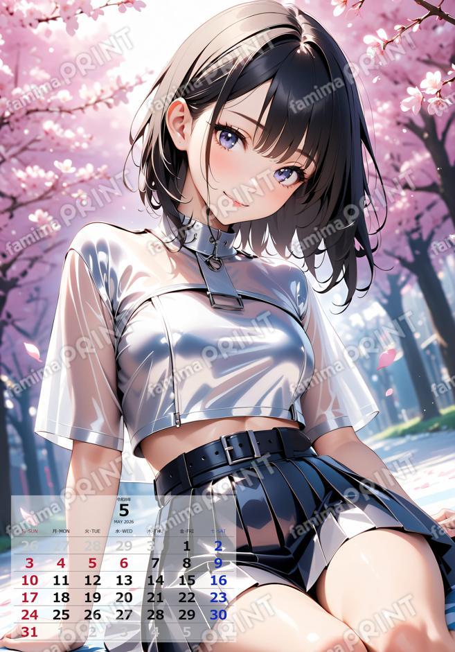 2026年5月カレンダー（A4）