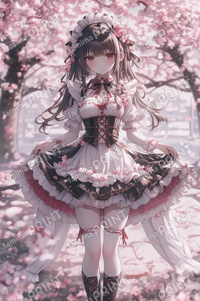 桜纏う黒白の誓い