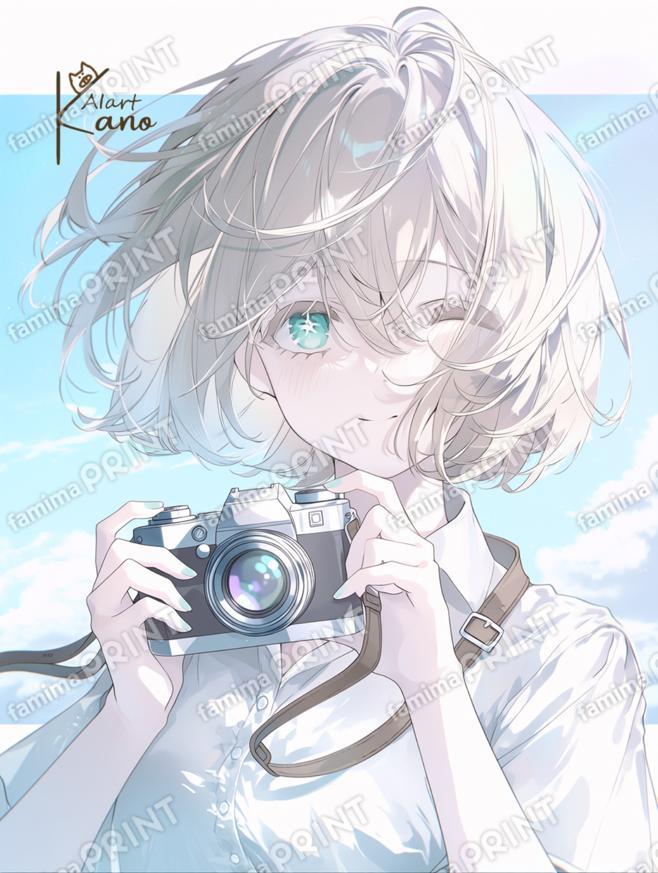 星を写す少女。