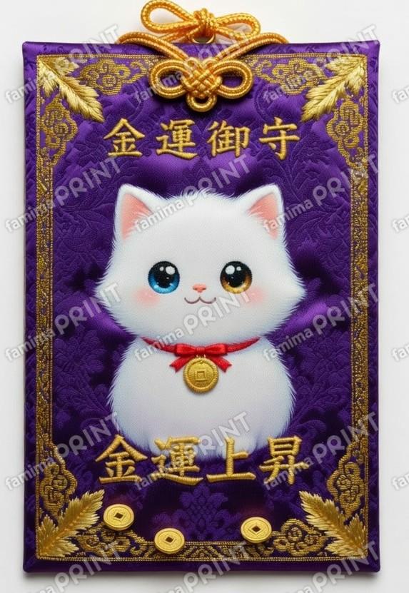 白猫御守　金運