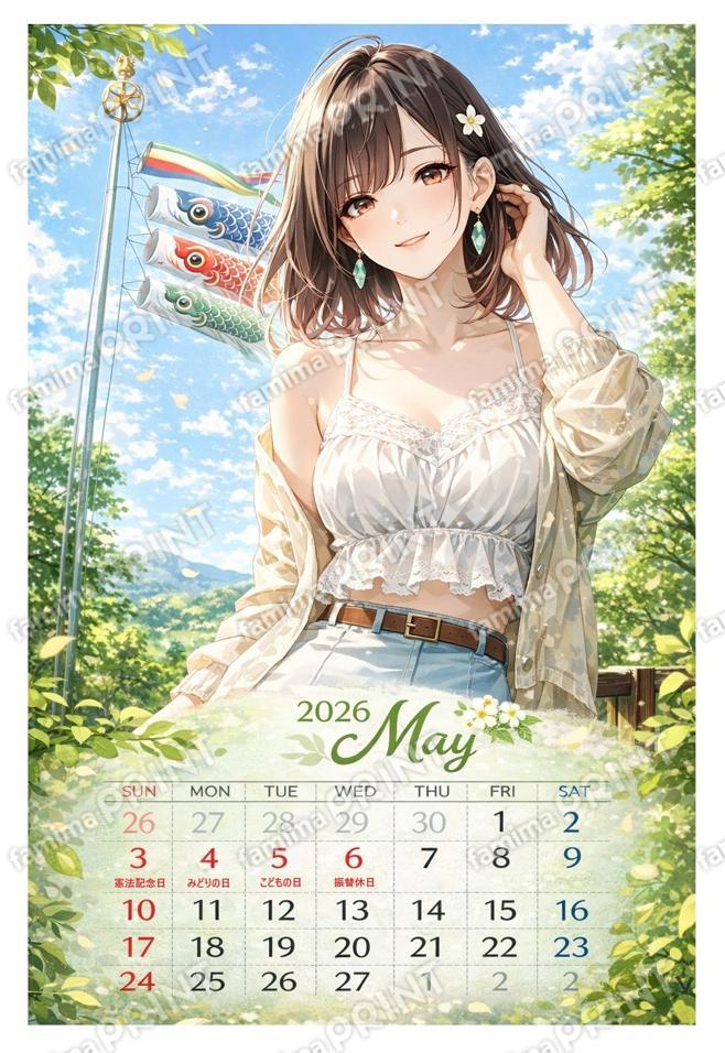 5月カレンダー