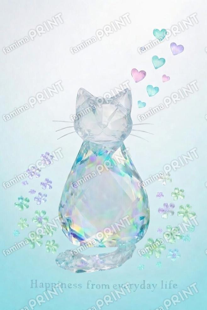 ガラス細工の猫