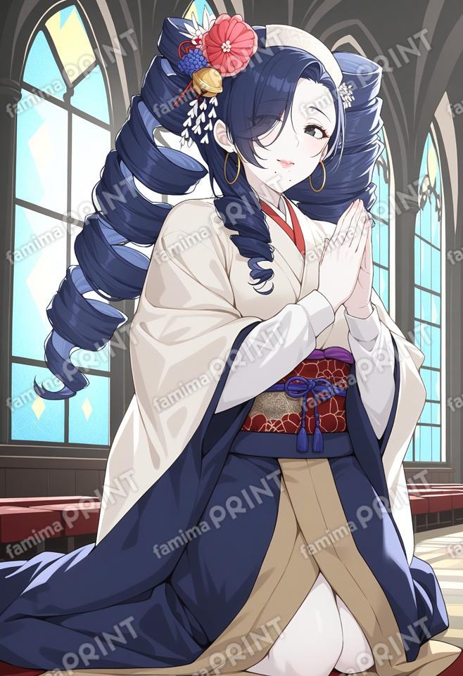 クロシェットちゃん藍の祈り