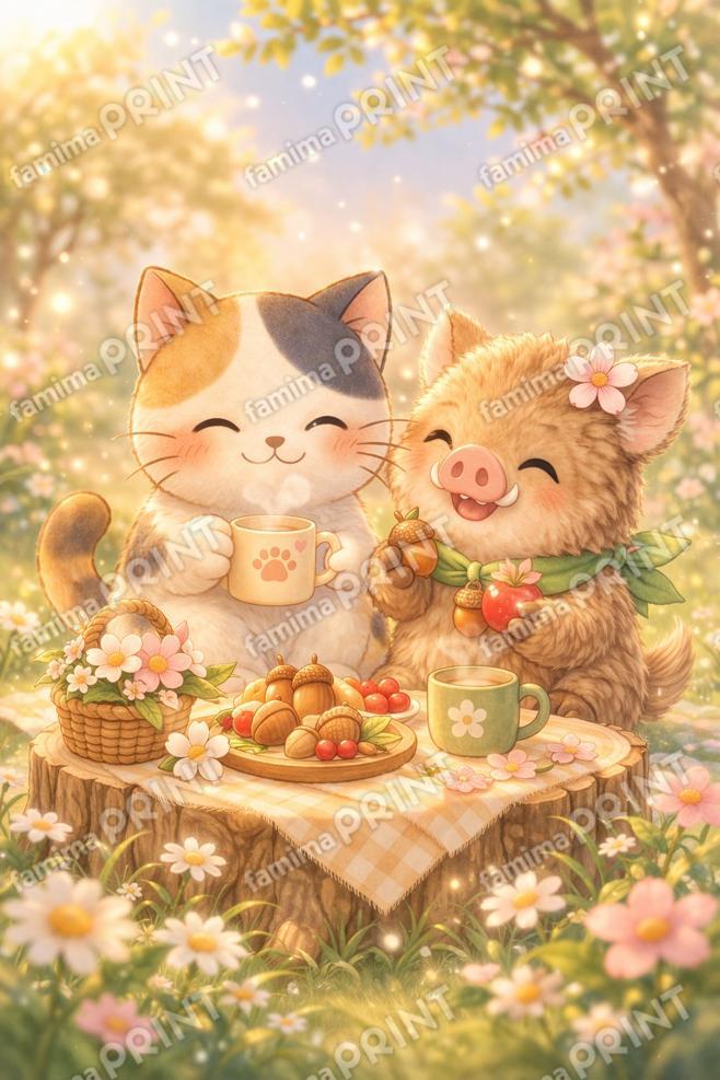 もふまるとうりどんのピクニック