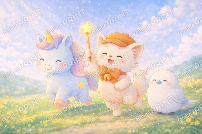 ユニちゃん＆ふわりん＆ゆきのんでお出かけ