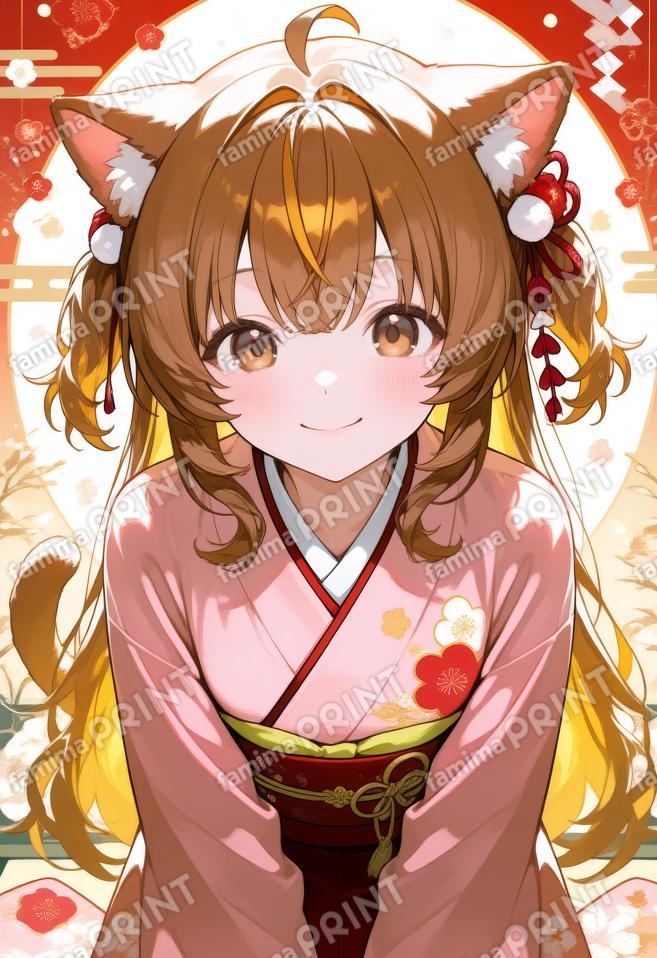 マルちゃんの着物姿