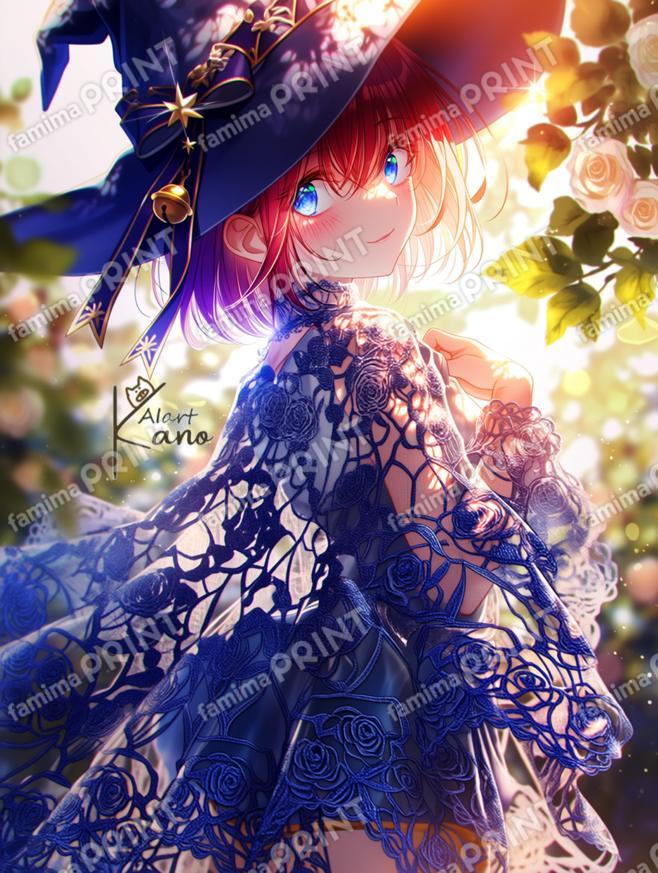 青薔薇レース。