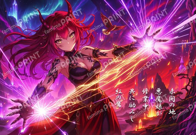 紅の鷹と魔法修業