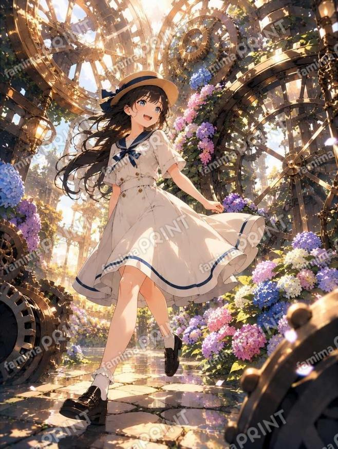 機械仕掛けの紫陽花とレトロ・サマー