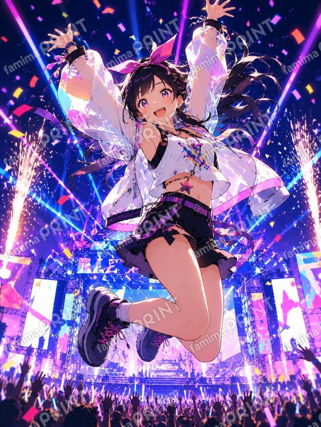 紙吹雪舞うEDMフェス