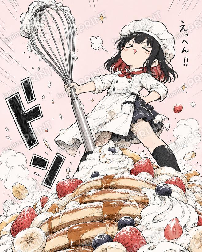 パンケーキ作りました！