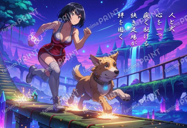 愛犬と疾走
