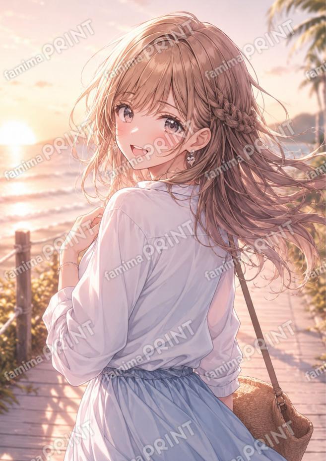04 夕暮れの海