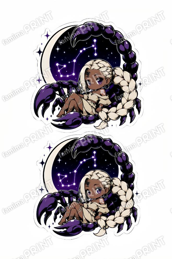 ♏️蠍座の女神シール
