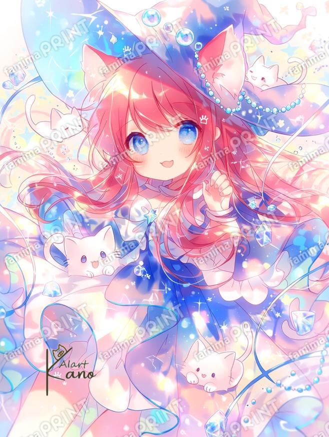 猫の日の魔女。