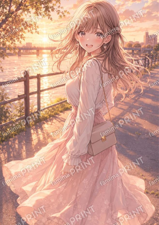 夕焼けの帰り道