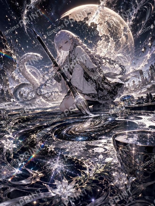 壊れた月と再生する絵筆