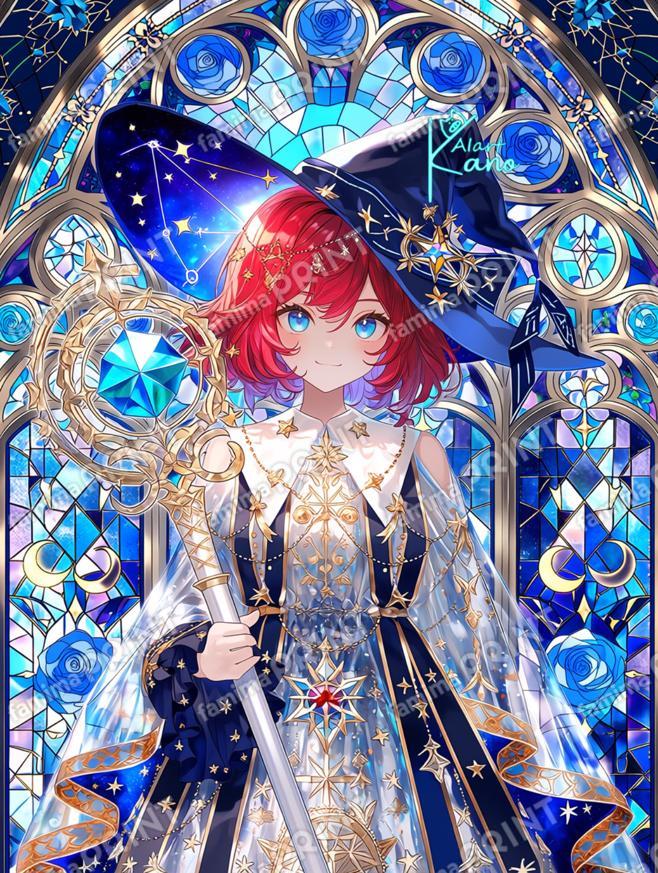 ステンドグラスアート。