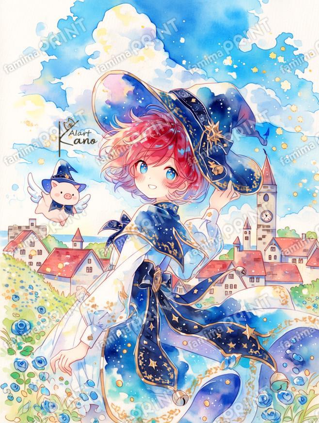 風と絵の具とルベリット。