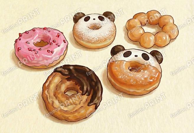 パンダドーナツ - ミニチュアフード