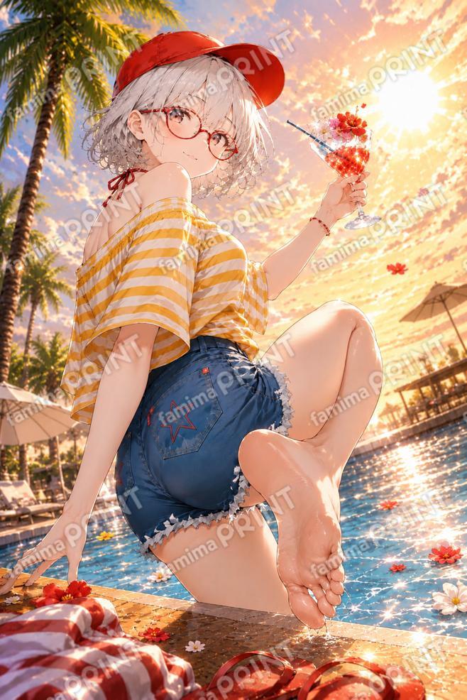 Mila：夕陽と乾杯