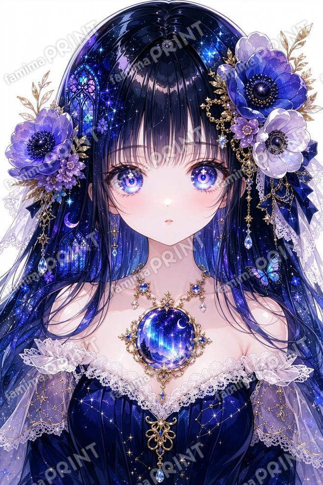 夜空の少女
