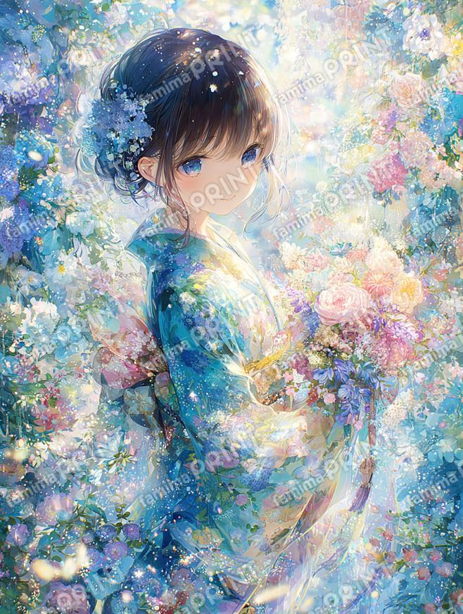 花光に包まれて