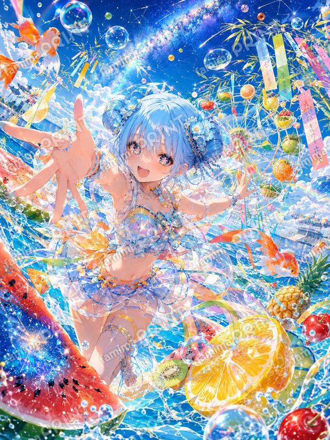 弾ける夏の銀河