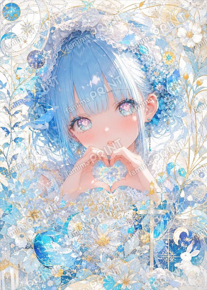 愛の形は花の色、光のボタニカルアート