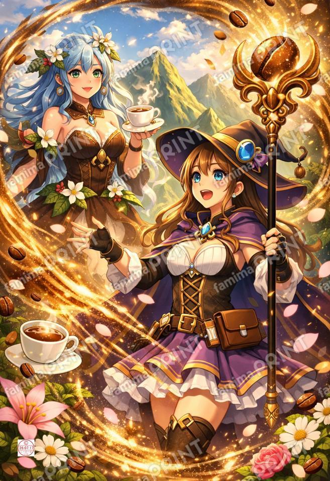 コーヒーの精霊召喚
