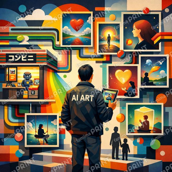 御役目を思い出す【コンビニAIアート】